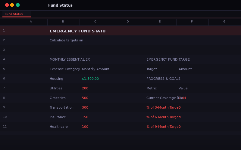 Emergency Fund Builder preview