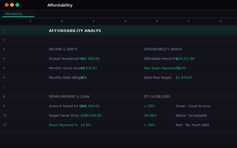 Home Buying Savings Calculator preview